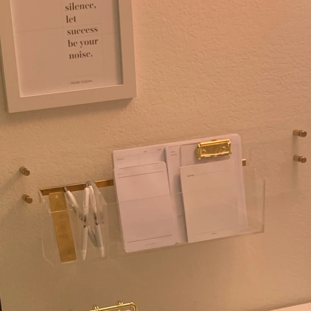 Russell + Hazel Acrylic Wall Valet, Accessory Cup - Picture 12 of 12